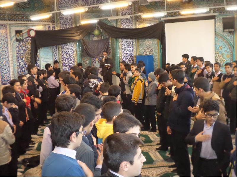 مراسم عزاداری فاطمیه و وداع با پیکر شهدا